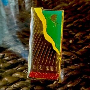 🦋Vintage 90s Breckenridge Colorado Ski Resort Souvenir Lapel Pin🦋